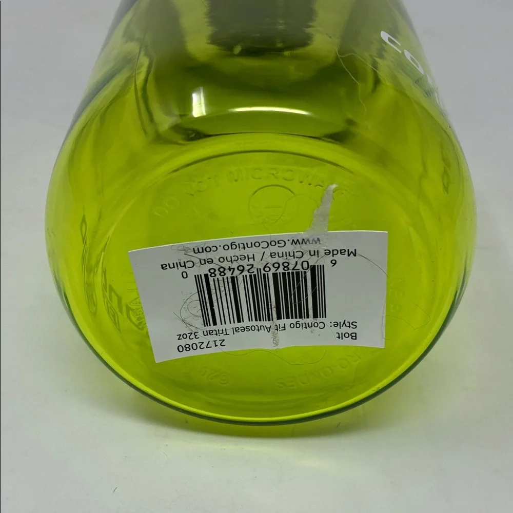 Contigo Fit Tritan AUTOSEAL Water Bottle 32 oz - Neon Yellow (Bolt) - Picture 4 of 4